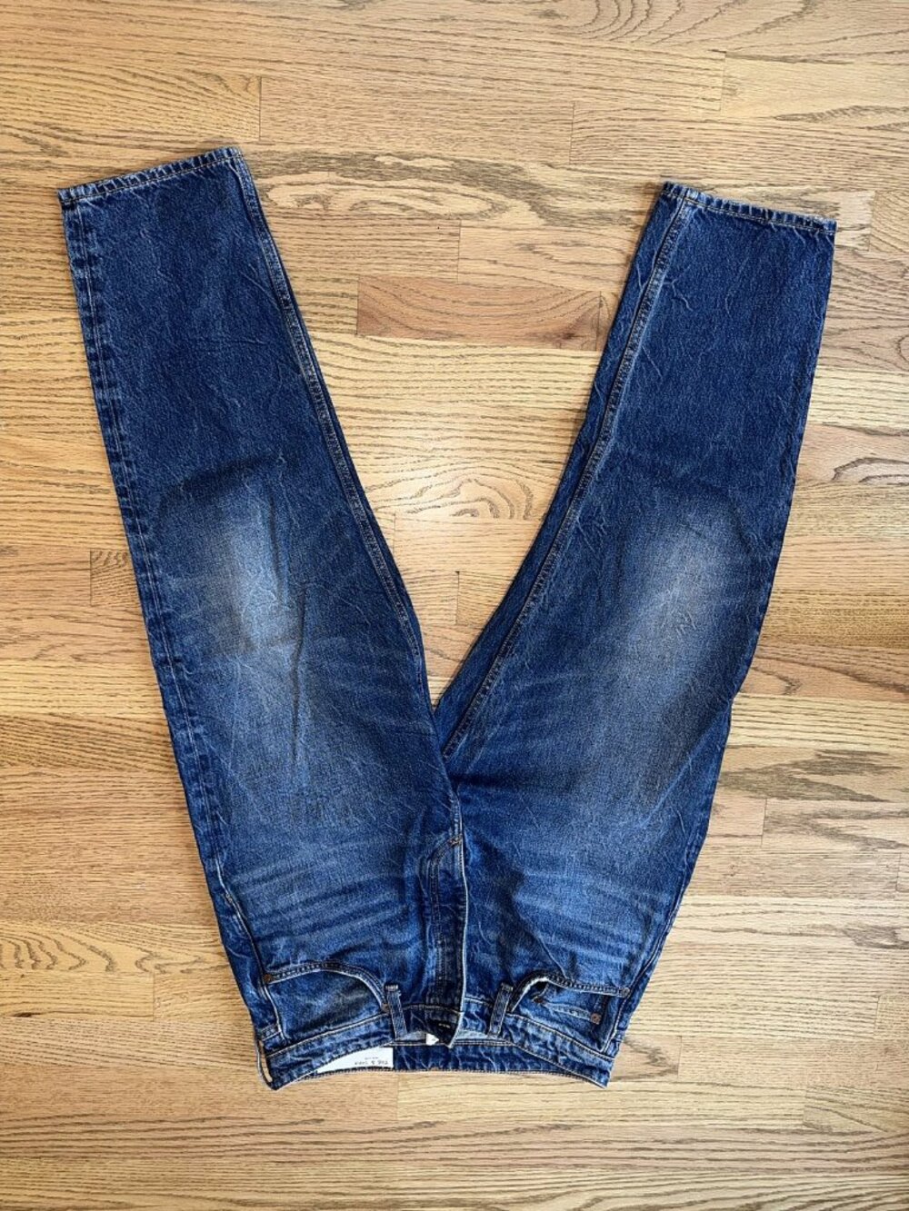 rag & bone Alissa High Rise Barrel Leg Jeans Clover Wash Size 30